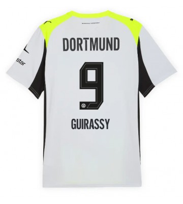 Lacne Muži Futbalové dres Borussia Dortmund Serhou Guirassy #9 2025-26 Krátky Rukáv - Preč